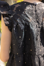 Load image into Gallery viewer, VOY Burnout Floral with Metallic Details in Black
