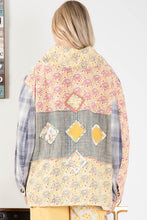 Load image into Gallery viewer, BlueVelvet Mixed Print Patchwork Jacket in Multi Combo
