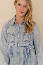 Load image into Gallery viewer, TRENDiLiTY Mineral Washed Mini Dress in Denim
