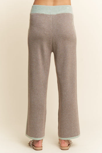 J.nna 2 Piece Knit Sweater Set in Opium Mint Combo