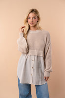 White Birch Mix n Match Top in Stone