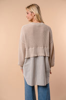 White Birch Mix n Match Top in Stone