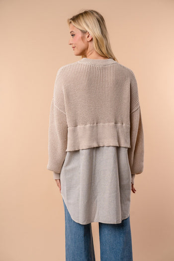 White Birch Mix n Match Top in Stone