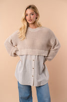 White Birch Mix n Match Top in Stone