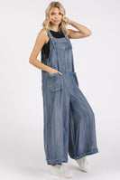 Mittoshop Chambray Tencel Jumpsuit in Indigo