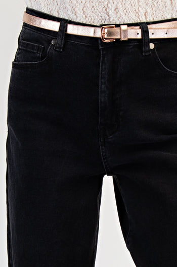 Easel Lightweight Twill Pants in Black
