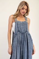 ee:some Lightweight Mineral Washed Jumpsuit in Denim