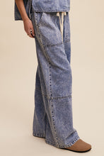 Load image into Gallery viewer, Listicle Wide Leg Denim Pants in Blue Denim ON ORDER
