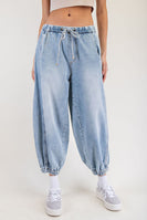 ee:some Snow Washed Joggers in Denim