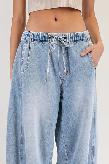 ee:some Snow Washed Joggers in Denim
