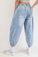 ee:some Snow Washed Joggers in Denim