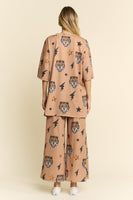 Jade by Jane Tiger Print Set in Mocha