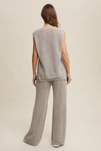 Load image into Gallery viewer, Listicle Soft Knit Lounge Set in Heather Grey
