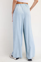 ee:some Straight Leg Tencel Pants in Denim