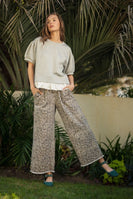 Jodifl Leopard Print Twill Pants in Animal