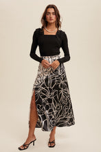 Load image into Gallery viewer, Listicle FITTED Ribbed Knit Top with Shoulder Ruffle Details in Black
