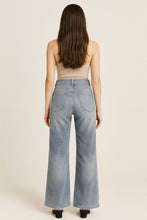 Load image into Gallery viewer, FATE High Waisted Wide Leg Jeans in Light Denim

