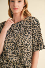 Load image into Gallery viewer, Jodifl Textured Leopard Print Top in Animal
