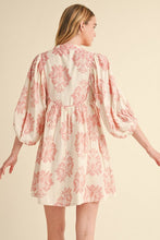 Load image into Gallery viewer, Jodifl Floral Print Mini Dress in Mauve
