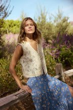 Load image into Gallery viewer, Wishlist Floral Lace Vest in Cream
