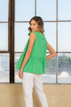 Load image into Gallery viewer, Sew in Love Solid Color Bow Tie Front Top in Kelly Green
