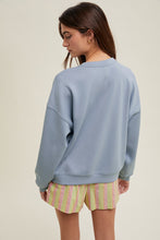Load image into Gallery viewer, Wishlist OVERSIZED Knit Top with Side Snaps in Cloud
