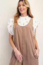 Load image into Gallery viewer, Easel Jumpsuit with Barrell Legs in Almond
