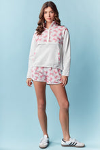 Load image into Gallery viewer, RARERAW French Terry Bow Print Set in Off White/Pink
