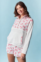 Load image into Gallery viewer, RARERAW French Terry Bow Print Set in Off White/Pink
