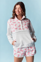 Load image into Gallery viewer, RARERAW French Terry Bow Print Set in Off White/Pink

