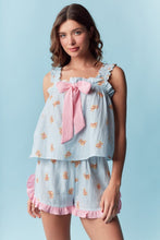 Load image into Gallery viewer, RARERAW Teddy Bear Print Pajama Set in Blue
