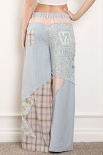 Load image into Gallery viewer, BlueVelvet Multi Contrasting Wide leg Pants in Dusty Sky Multi

