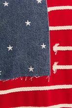 Load image into Gallery viewer, Gilli American Flag Patched Sweatshirt in Red-Multi
