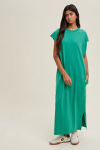 Load image into Gallery viewer, Wishlist OVERSIZED Knit Cotton Maxi Dress in Pistachio
