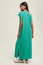 Load image into Gallery viewer, Wishlist OVERSIZED Knit Cotton Maxi Dress in Pistachio
