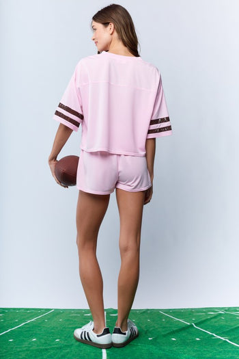 RARERAW Game Day Football Set in Pink