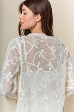 Load image into Gallery viewer, RARERAW UNLINED Lace Mini Dress with Ribbon Bow Motif in Cream
