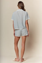 Load image into Gallery viewer, RARERAW Palm Beach Striped Pajama Set in Navy Stripe
