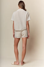 Load image into Gallery viewer, RARERAW Palm Beach Striped Pajama Set in Taupe Stripe
