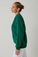 Sunday Edition "THE HOME BY 8PM CLUB" Sweatshirt in Green