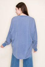 Load image into Gallery viewer, White Birch Solid Color Studded Top in Washed Slate
