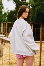 Load image into Gallery viewer, BucketList 'Kentucky &amp; KY' Reversible Mock Neck Sweatshirt in Heather Grey
