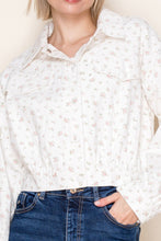 Load image into Gallery viewer, White Birch Floral Print Jacket in Off White

