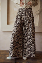 Load image into Gallery viewer, LovLov Animal Print Wide Leg Pants in Leopard
