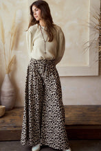 Load image into Gallery viewer, LovLov Animal Print Wide Leg Pants in Leopard
