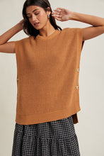 Load image into Gallery viewer, Wishlist OVERSIZED Sweater Vest in Hazelnut
