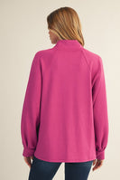 Jodifl Scuba Knit Top in Magenta