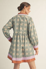 Load image into Gallery viewer, Jodifl Floral Print Mini Dress in Peppermint
