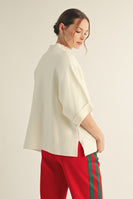 Jodifl Soft Knit Sweater Top in Ivory