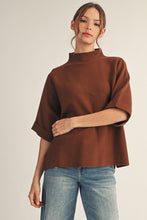 Load image into Gallery viewer, Jodifl Soft Knit Sweater Top in Brown ON ORDER
